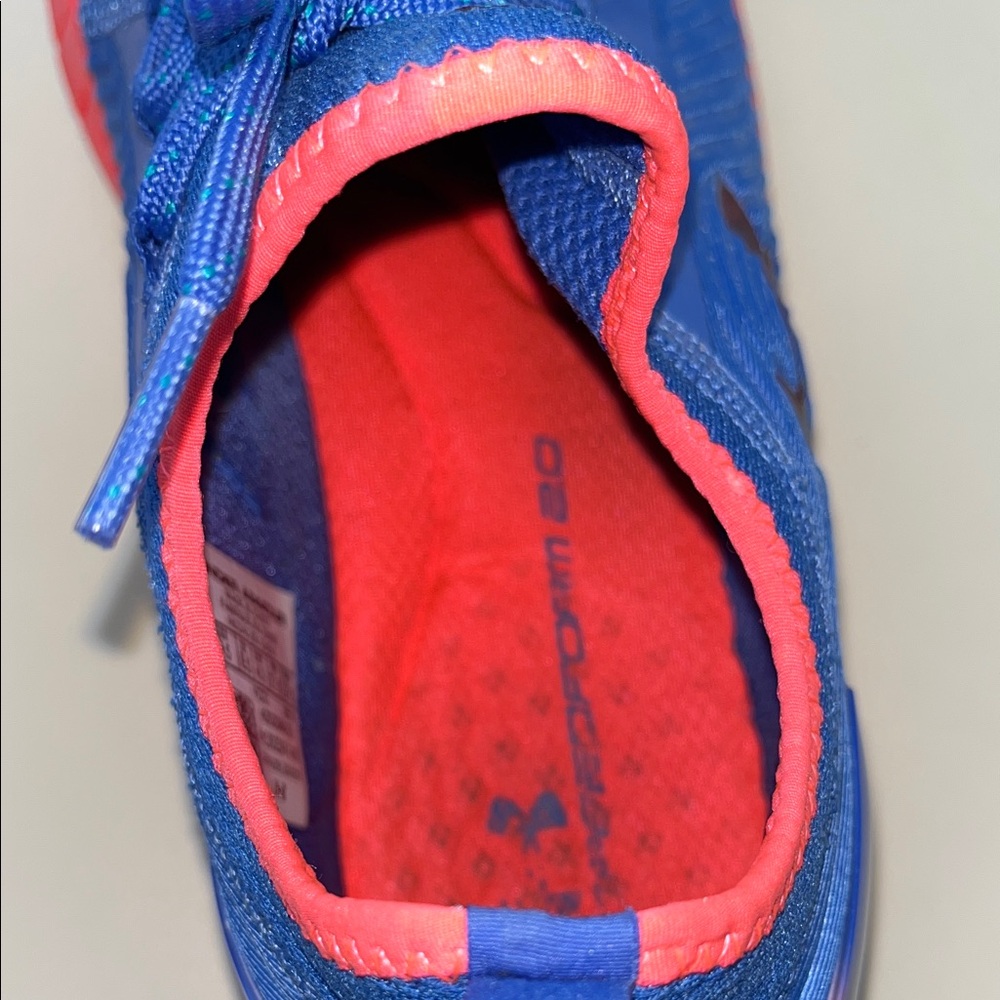Under Armour W Hovr Phantom SE RF Womens Blue Pink Shoes - Picture 10 of 16
